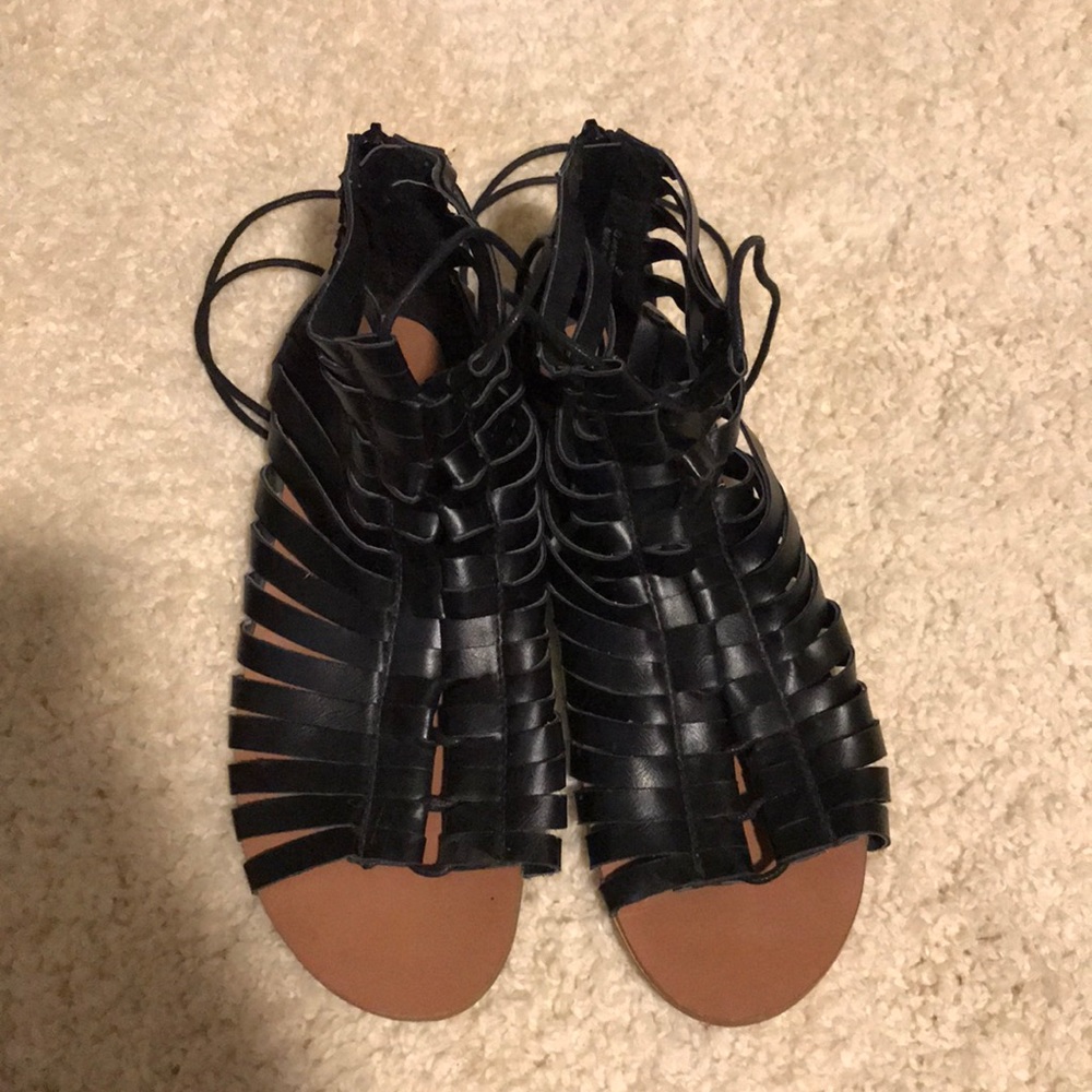 gladiator wrap sandals